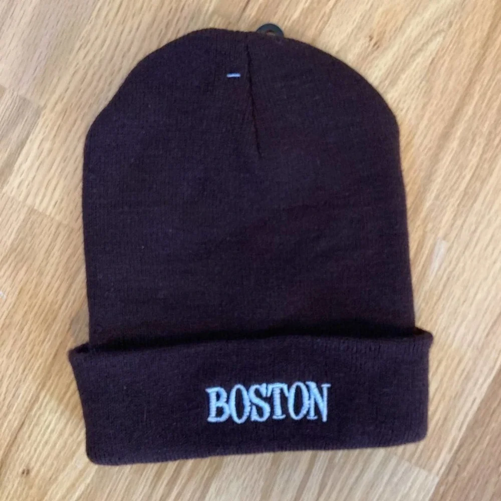 Boston Red Sox Dark Brown Winter Hat NWT OS